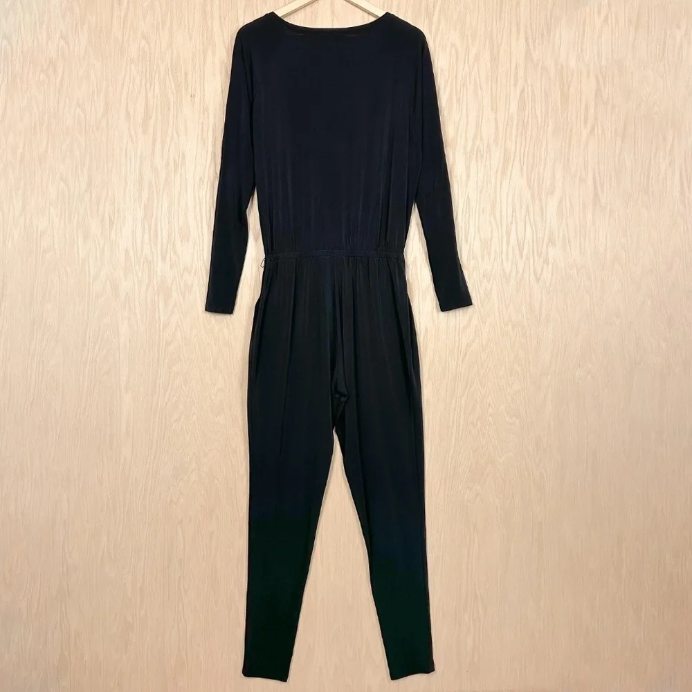 Michael Kors Black Zipper Jumpsuit